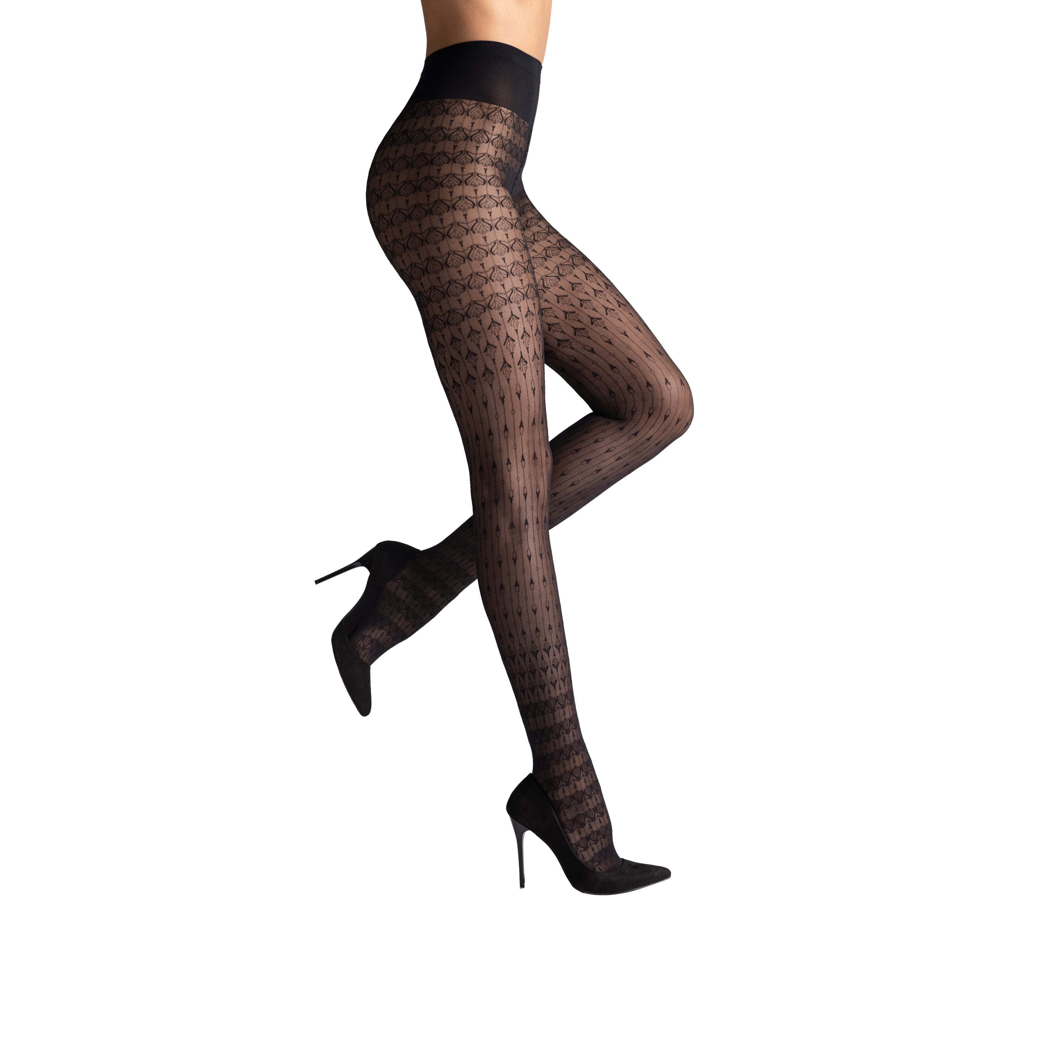 Collant jacquard discount