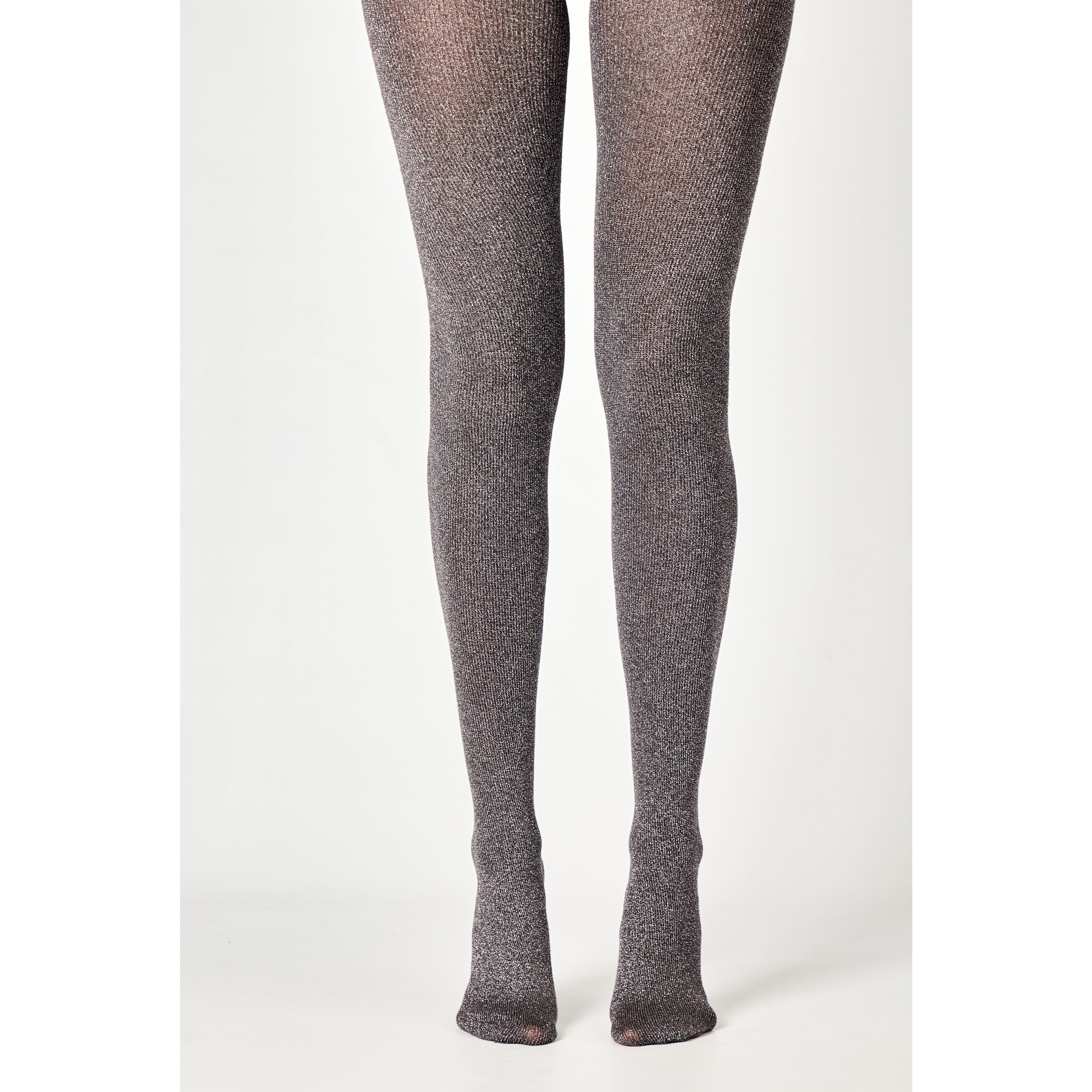 Collant gris pailleté best sale
