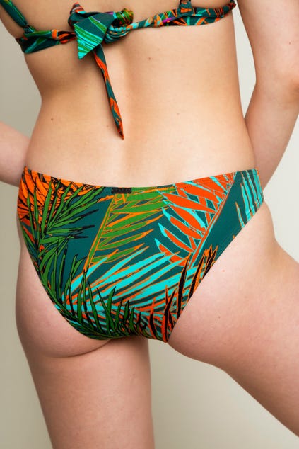 Slip de bikini avec imprimé de jungle - Kiwi