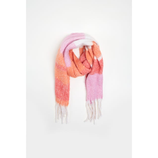 Geweven sjaal multicolour strepen