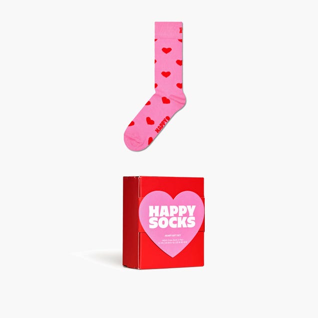 Coffret cadeau chaussettes cœur - Happy Socks 
