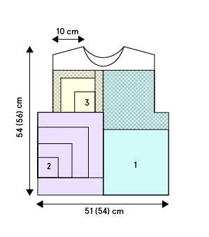 schema patchwork debardeur