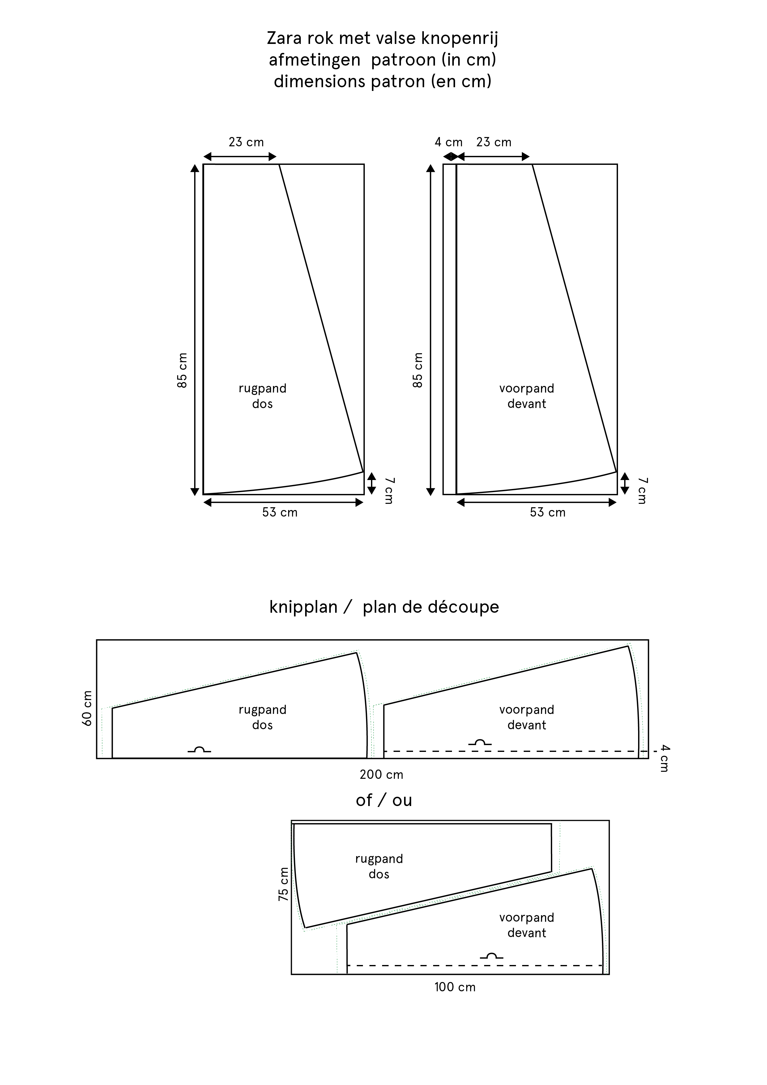 schéma technique Zara